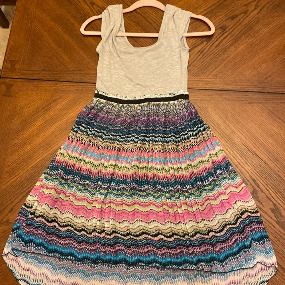 High-low, pleaded skirt, sun dress
